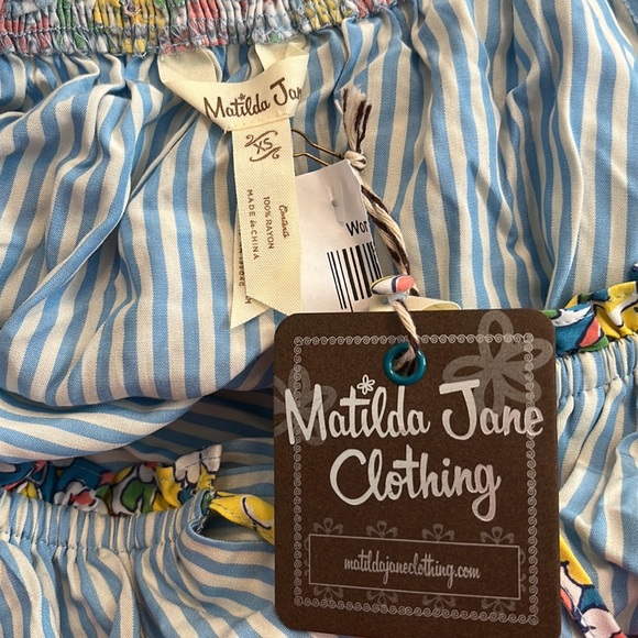 Matilda Jane Come Away With Me Stripe Floral Dress - Picture 13 of 17